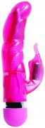 Fantasy Flex Silicone Rabbit Vibrator - Pink
