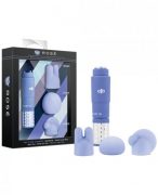 Revitalize Massage Kit with 3 Silicone Attachments - Purple
