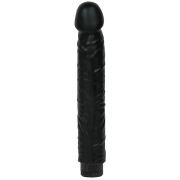 Quivering C*ck Vibrator With Sil A Gel Sleeve  - Black