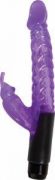 Jelly mini rabbit vibro wand - purple