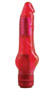 Juicy Jewels Cherry Shimmer Vibrator - Red