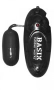 Basix Rubber Works Black Jelly Egg Vibrator