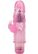 First Time Bunny Teaser Vibrator Waterproof - Pink