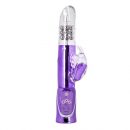 Enchanted Thrusting Butterfly Purple Vibrator