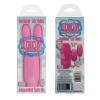 Interactive double twin rubber cote bullets - pink