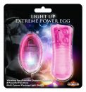 Light Up Extreme Power Egg Vibrator Pink