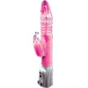 Wet Dreams Butterfly Buddy 6 Speed Thrusting Rabbit- Pink