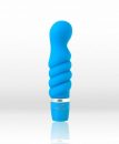 Twisty G Spot Vibe Silicone Neon Blue