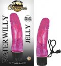Jelly Water Willy Pink Vibrator