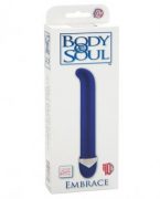 Body and soul embrace g-spot vibrator - blue