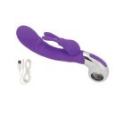 Embrace Bunny Wand Purple Vibrator