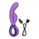 Leia Rechargeable Dual Action Waterproof Wand - Purple