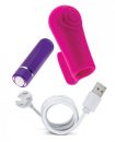 Aria Finger Wand Rechargeable Bullet Kit Pink
