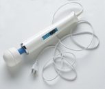 Full Size Hitachi Wand with Curved & Straight Tips